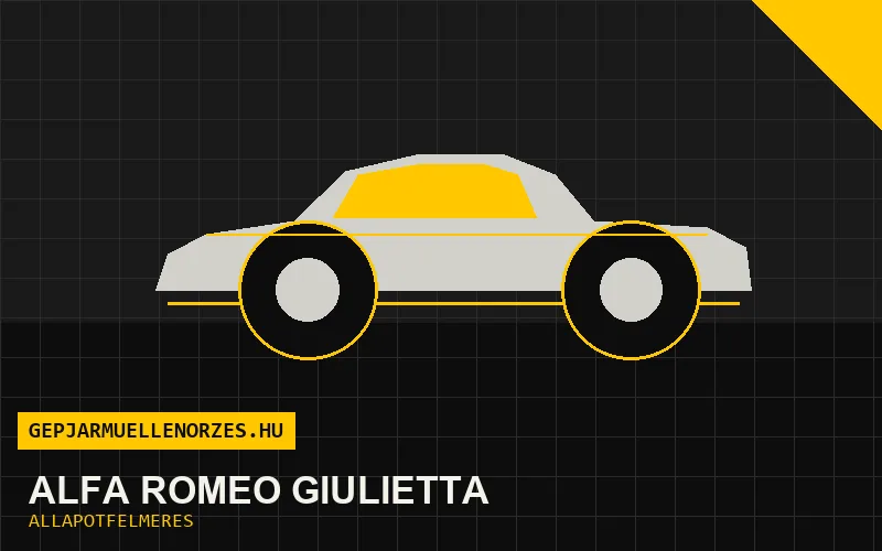 Alfa Romeo Giulietta helyszíni állapotfelmérés és átvizsgálás
