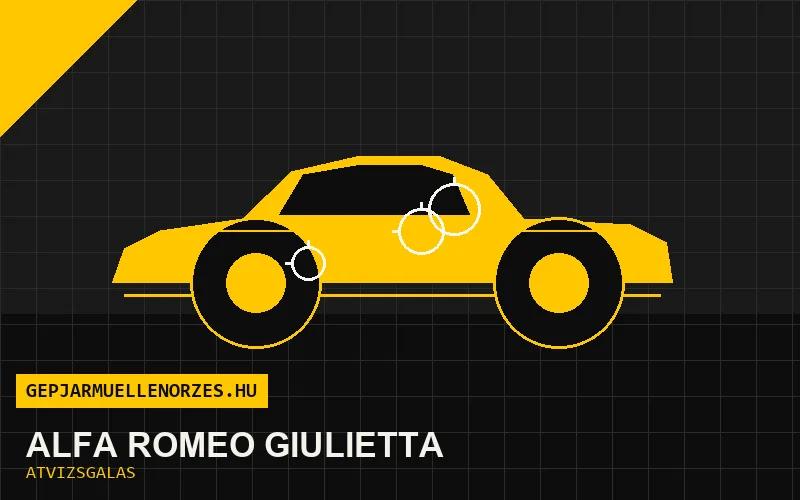 Alfa Romeo Giulietta vásárlás előtti autó átvizsgálás a helyszínen