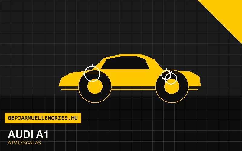 Audi A1 vásárlás előtti autó átvizsgálás a helyszínen