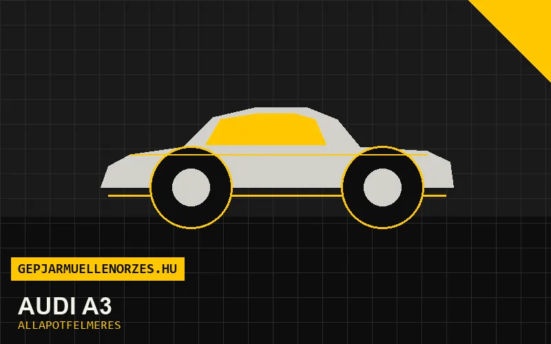 Audi A3 helyszíni állapotfelmérés és átvizsgálás