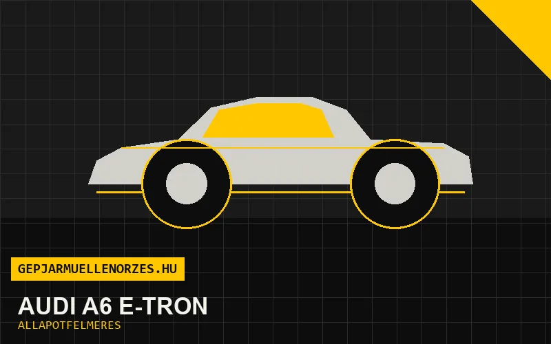 Audi A6 e-tron helyszíni állapotfelmérés és átvizsgálás
