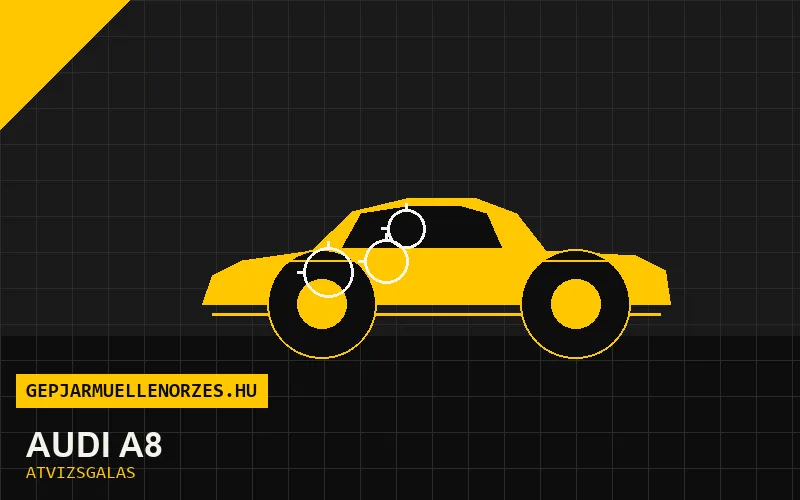 Audi A8 vásárlás előtti autó átvizsgálás a helyszínen