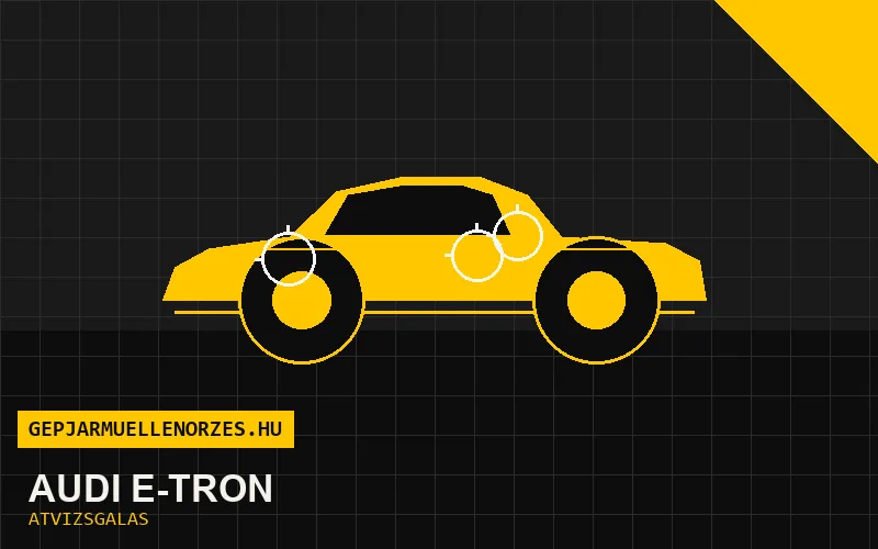 Audi e-tron vásárlás előtti autó átvizsgálás a helyszínen