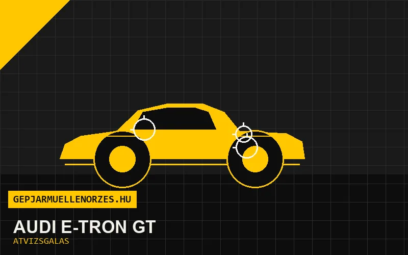 Audi e-tron GT vásárlás előtti autó átvizsgálás a helyszínen