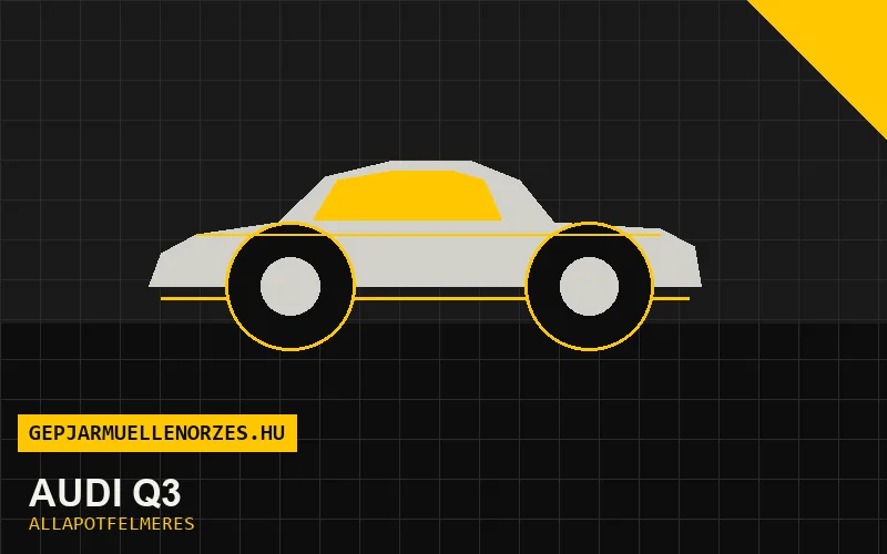 Audi Q3 helyszíni állapotfelmérés és átvizsgálás