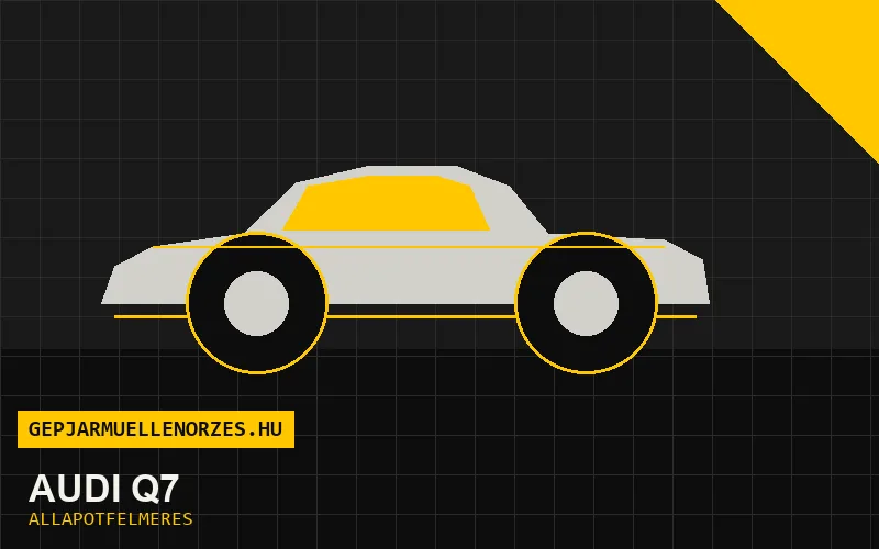 Audi Q7 helyszíni állapotfelmérés és átvizsgálás