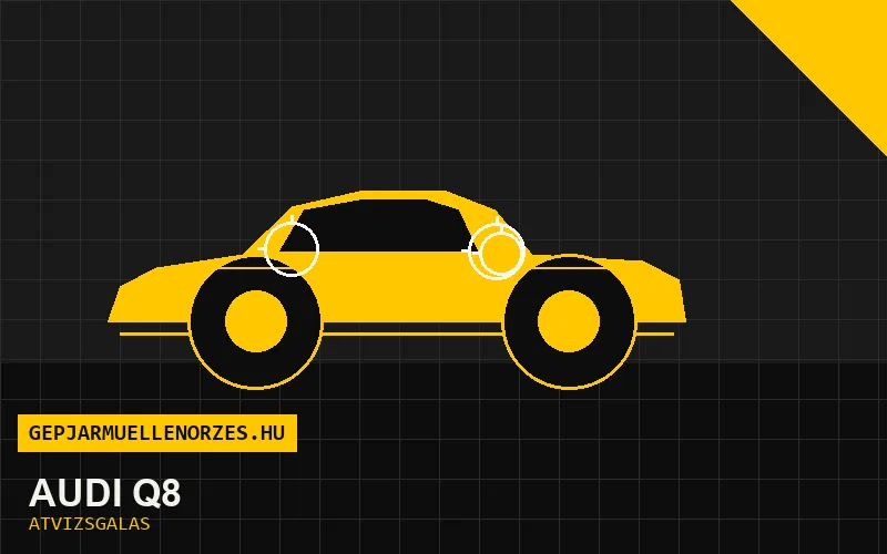 Audi Q8 vásárlás előtti autó átvizsgálás a helyszínen