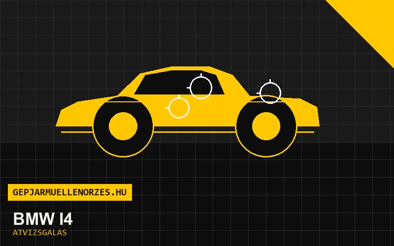 BMW i4 vásárlás előtti autó átvizsgálás a helyszínen