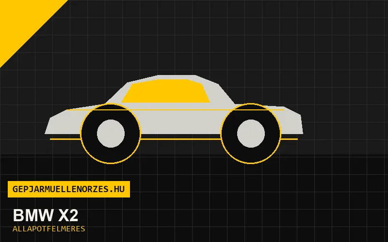 BMW X2 helyszíni állapotfelmérés és átvizsgálás