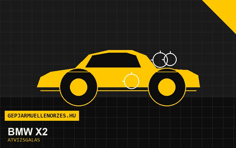 BMW X2 vásárlás előtti autó átvizsgálás a helyszínen