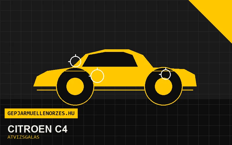 Citroën C4 vásárlás előtti autó átvizsgálás a helyszínen