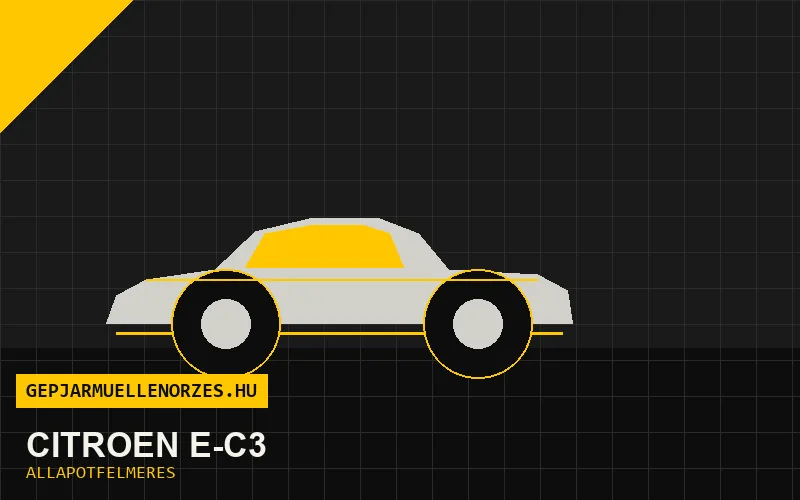 Citroën ë-C3 helyszíni állapotfelmérés és átvizsgálás