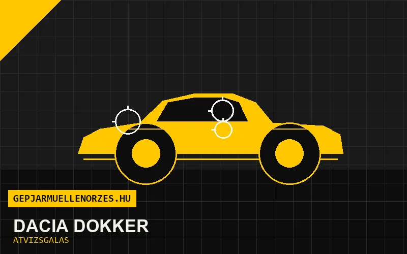 Dacia Dokker vásárlás előtti autó átvizsgálás a helyszínen