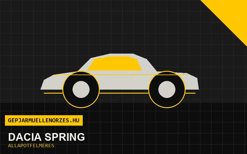 Dacia Spring helyszíni állapotfelmérés és átvizsgálás