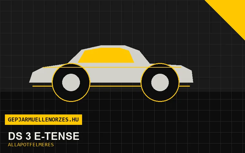 DS 3 E-Tense helyszíni állapotfelmérés és átvizsgálás