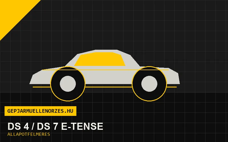DS 4 / DS 7 E-Tense helyszíni állapotfelmérés és átvizsgálás