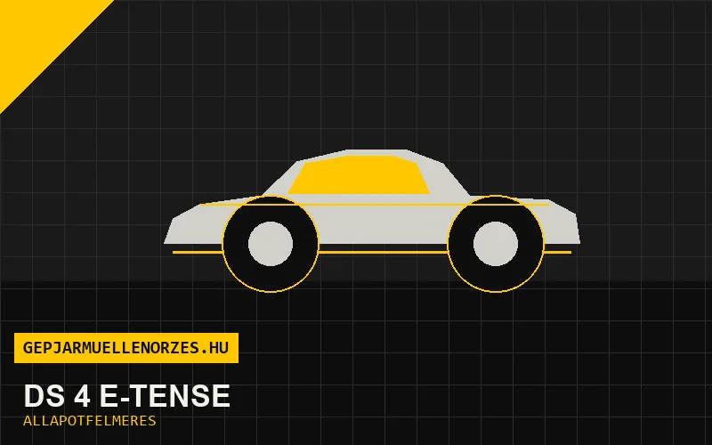 DS 4 E-Tense helyszíni állapotfelmérés és átvizsgálás