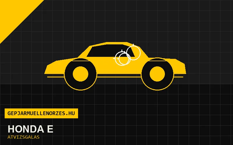 Honda e vásárlás előtti autó átvizsgálás a helyszínen