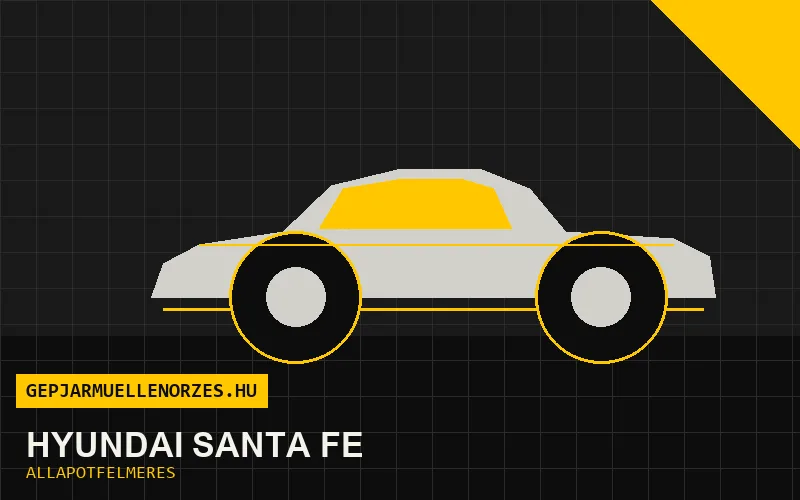 Hyundai Santa Fe helyszíni állapotfelmérés és átvizsgálás
