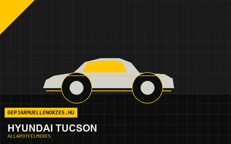 Hyundai Tucson helyszíni állapotfelmérés és átvizsgálás