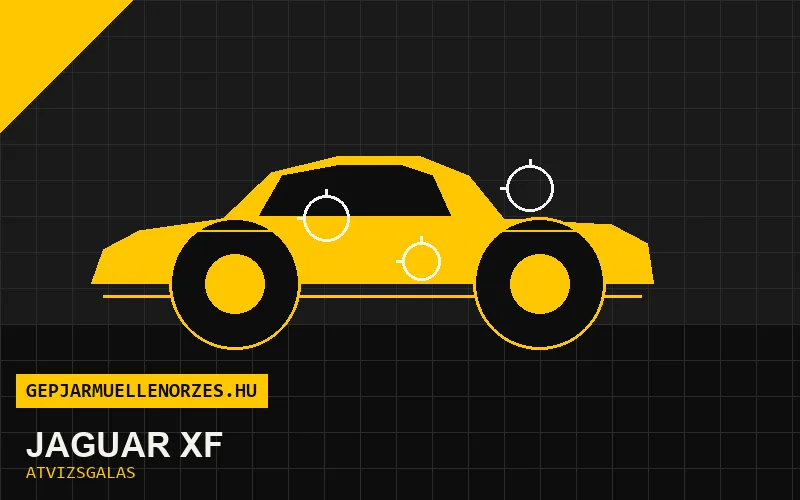 Jaguar XF vásárlás előtti autó átvizsgálás a helyszínen