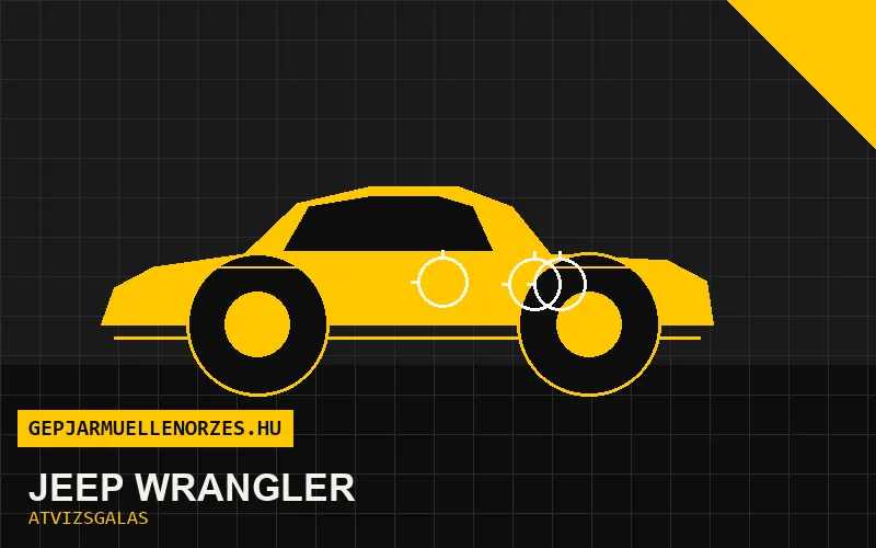 Jeep Wrangler vásárlás előtti autó átvizsgálás a helyszínen