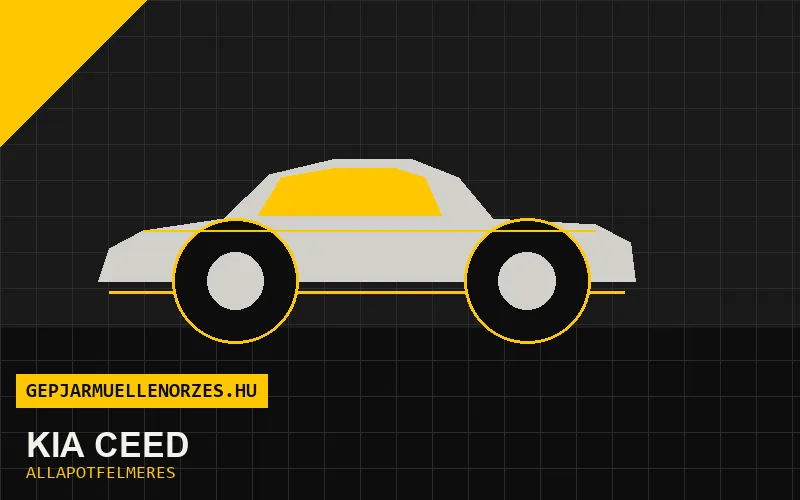 Kia Ceed helyszíni állapotfelmérés és átvizsgálás