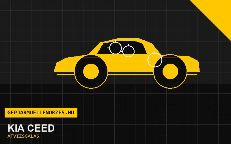 Kia Ceed vásárlás előtti autó átvizsgálás a helyszínen