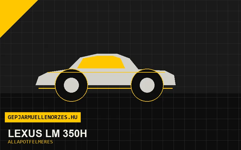 Lexus LM 350h helyszíni állapotfelmérés és átvizsgálás