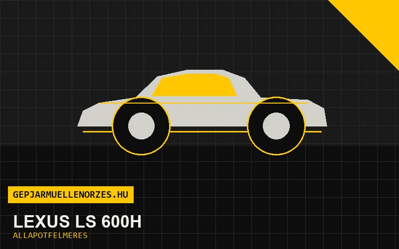Lexus LS 600h helyszíni állapotfelmérés és átvizsgálás