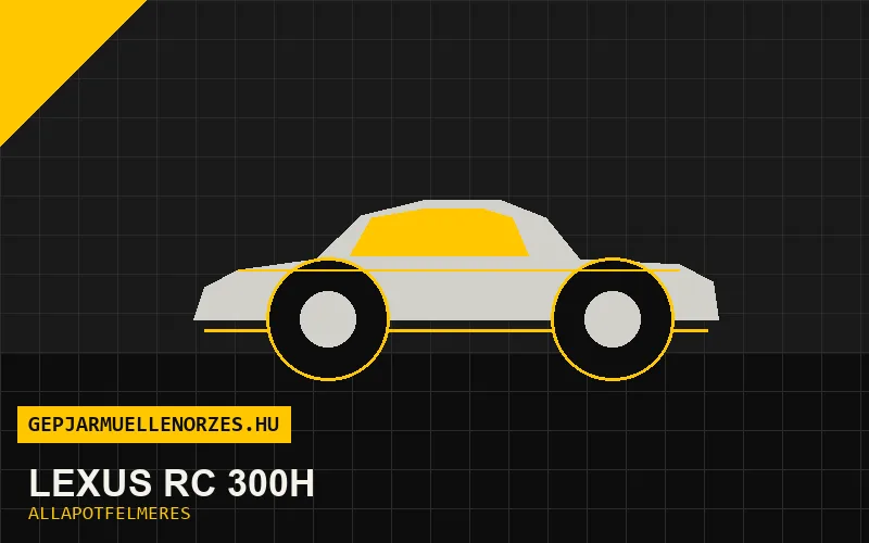 Lexus RC 300h helyszíni állapotfelmérés és átvizsgálás