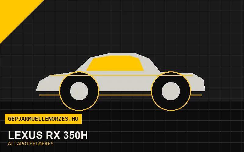 Lexus RX 350h helyszíni állapotfelmérés és átvizsgálás