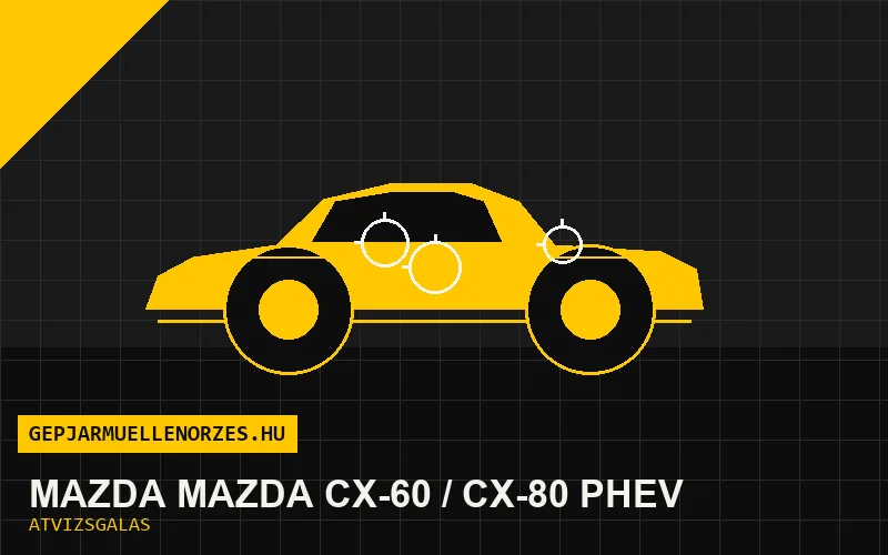 Mazda Mazda CX-60 / CX-80 PHEV vásárlás előtti autó átvizsgálás a helyszínen