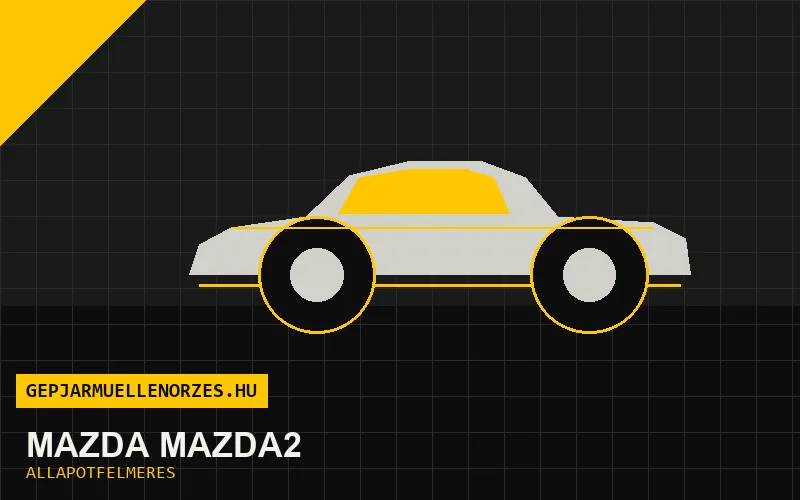 Mazda Mazda2 helyszíni állapotfelmérés és átvizsgálás