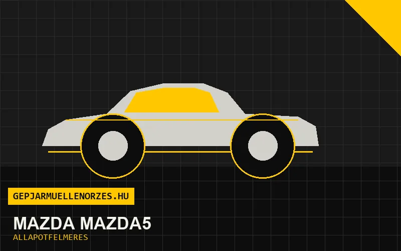 Mazda Mazda5 helyszíni állapotfelmérés és átvizsgálás
