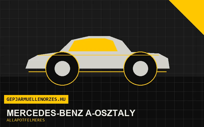 Mercedes-Benz A-osztály helyszíni állapotfelmérés és átvizsgálás