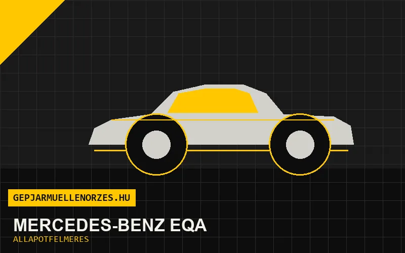Mercedes-Benz EQA helyszíni állapotfelmérés és átvizsgálás