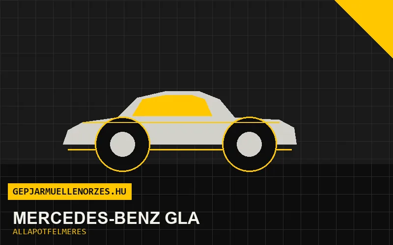 Mercedes-Benz GLA helyszíni állapotfelmérés és átvizsgálás