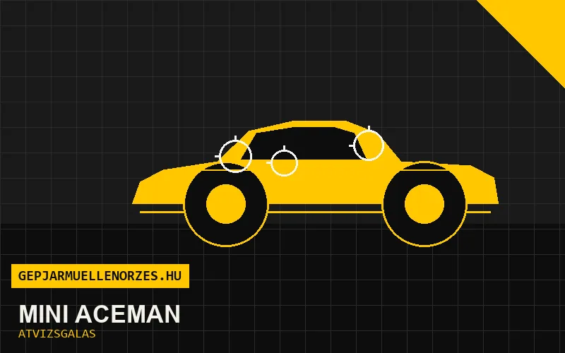 Mini Aceman vásárlás előtti autó átvizsgálás a helyszínen