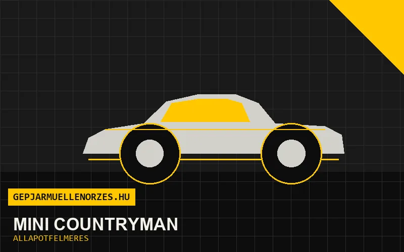 Mini Countryman helyszíni állapotfelmérés és átvizsgálás