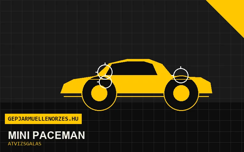Mini Paceman vásárlás előtti autó átvizsgálás a helyszínen