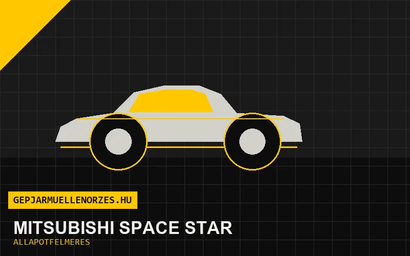 Mitsubishi Space Star helyszíni állapotfelmérés és átvizsgálás