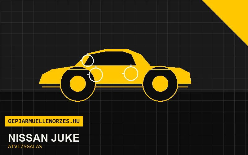 Nissan Juke vásárlás előtti autó átvizsgálás a helyszínen