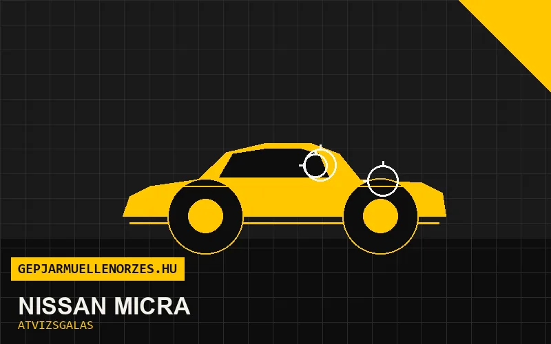 Nissan Micra vásárlás előtti autó átvizsgálás a helyszínen