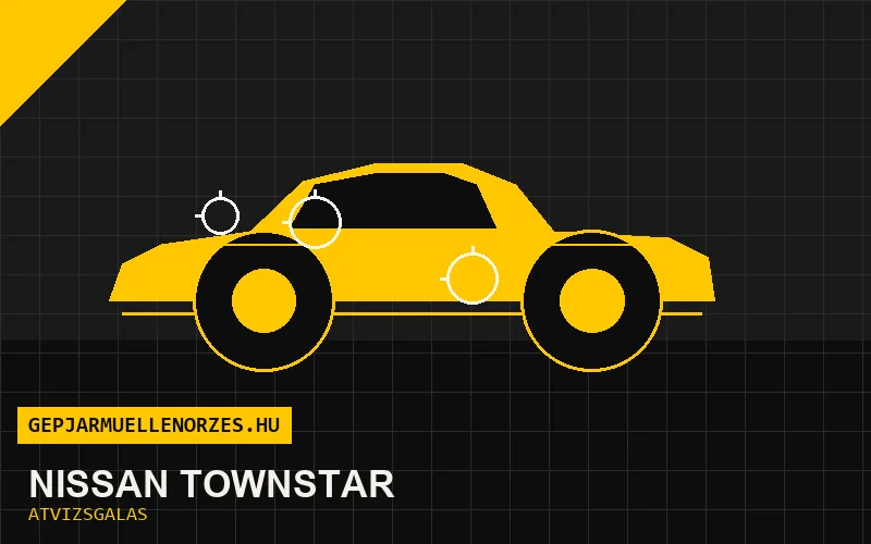 Nissan Townstar vásárlás előtti autó átvizsgálás a helyszínen
