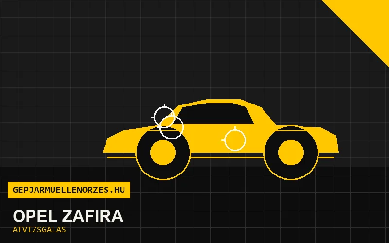 Opel Zafira vásárlás előtti autó átvizsgálás a helyszínen