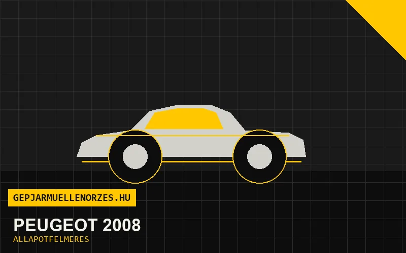 Peugeot 2008 helyszíni állapotfelmérés és átvizsgálás