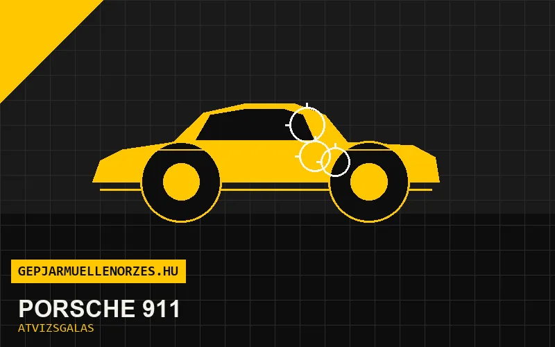 Porsche 911 vásárlás előtti autó átvizsgálás a helyszínen