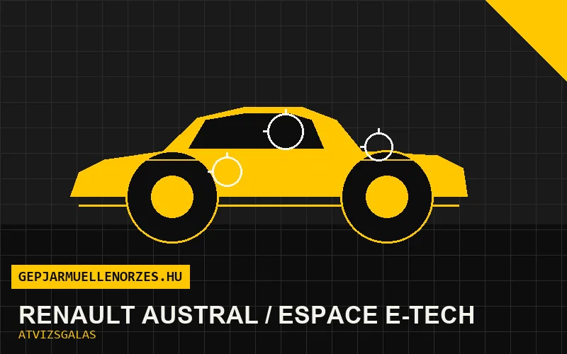 Renault Austral / Espace E-Tech vásárlás előtti autó átvizsgálás a helyszínen