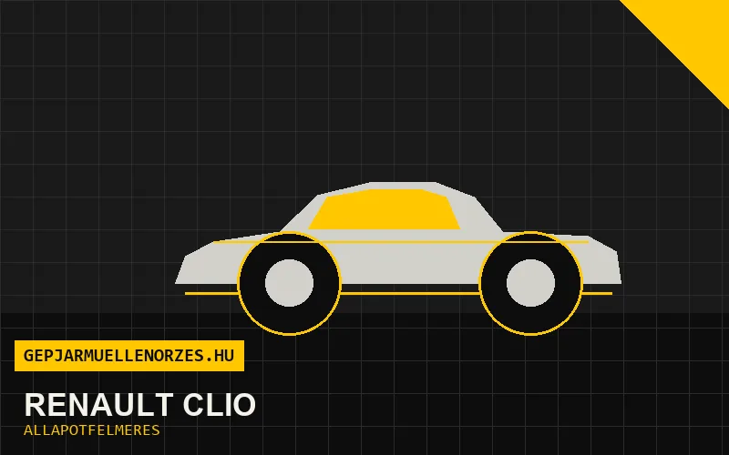 Renault Clio helyszíni állapotfelmérés és átvizsgálás
